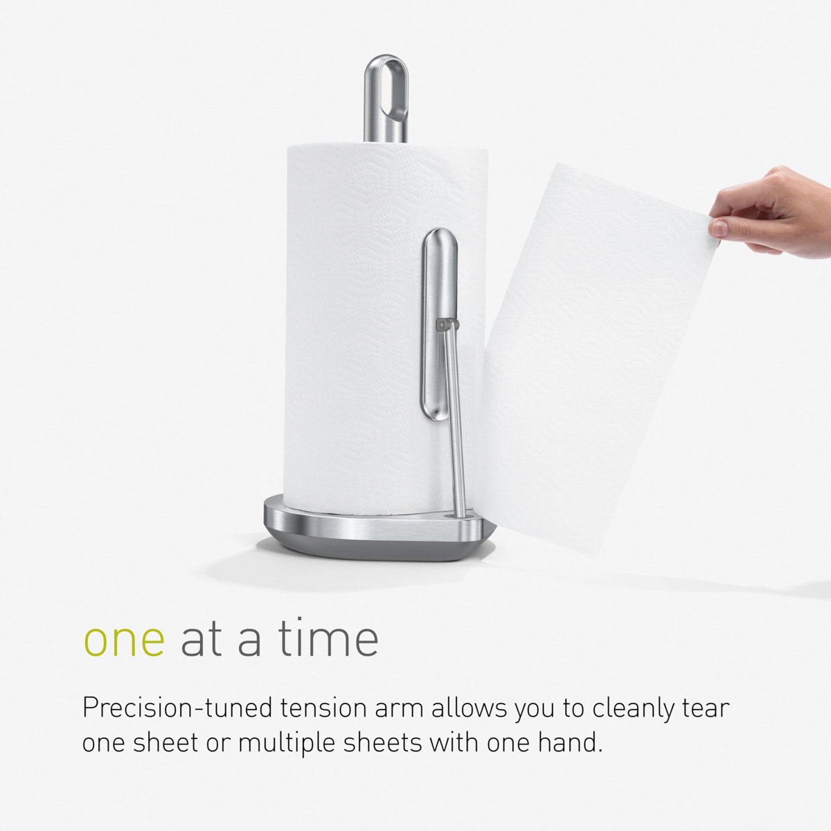 Simplehuman Tension Arm Standing Paper Towel Holder